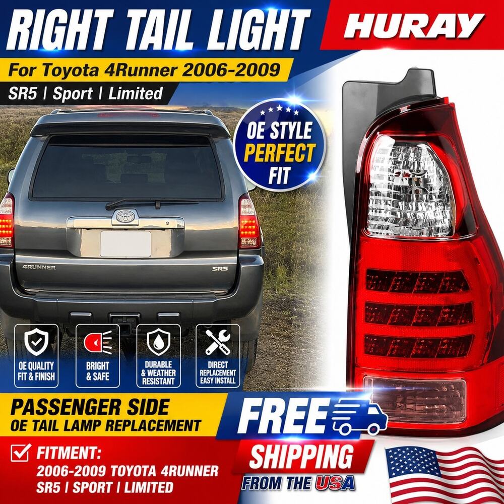 Tail Light for Toyota 4Runner 2006-2009 SR5 Sport Limited OE Tail 06-09 Right